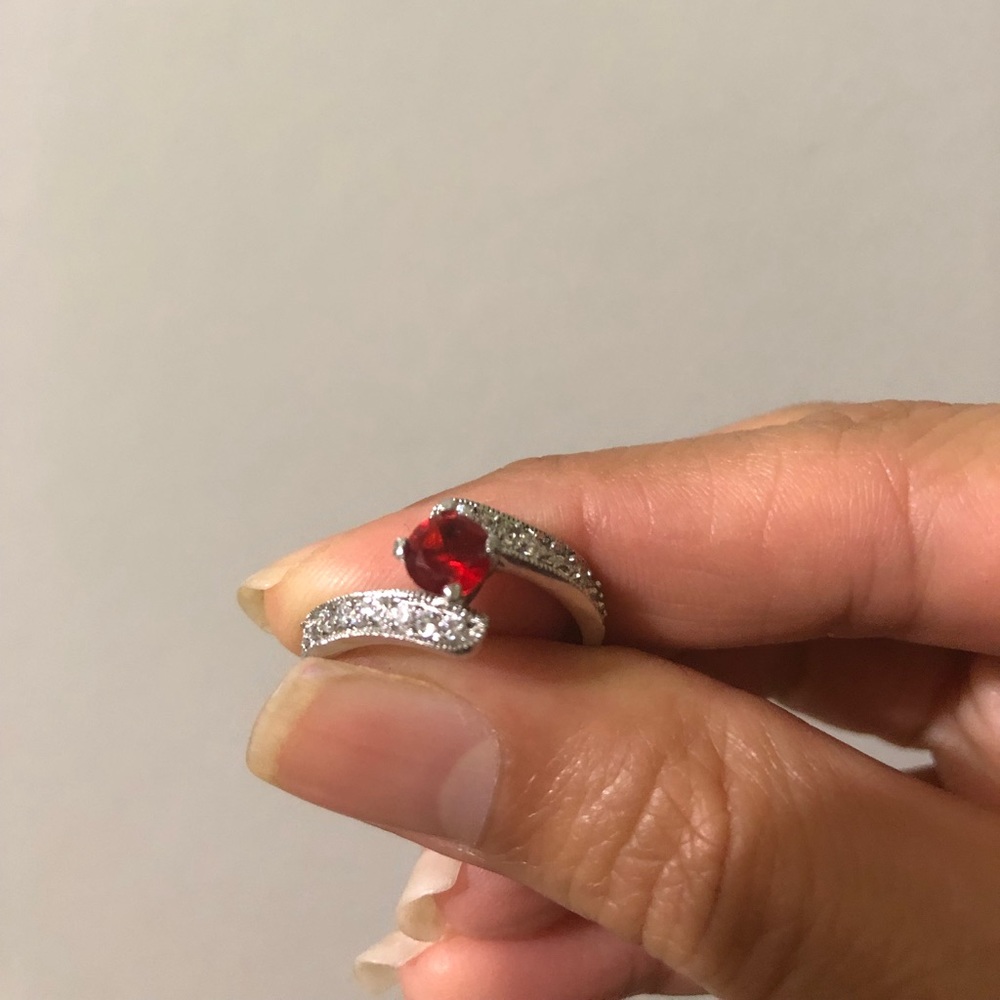 Ruby and diamond ring - Picture 2 of 6